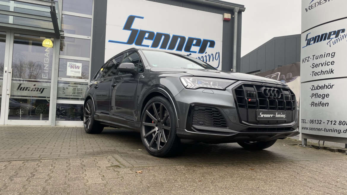 Audi SQ7 + 22″ Corspeed Deville + Tieferlegung + APR